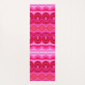 Pinkey-Rose Ikat 3 Yogamatte (Rückseite)