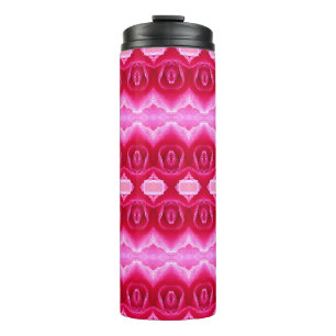Pinkey-Rose Ikat 7 Thermosbecher