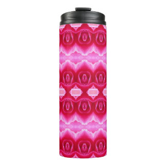 Pinkey-Rose Ikat 7 Thermosbecher