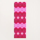 Pinkey-Rose Ikat 7 Yogamatte (Rückseite)