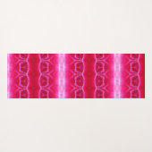 Pinkey-Rose Ikat 8 Yogamatte (Rückseite (Horizontal))