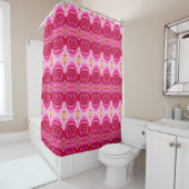 Pinkey Rose Ikat Duschvorhang (Beispiel)