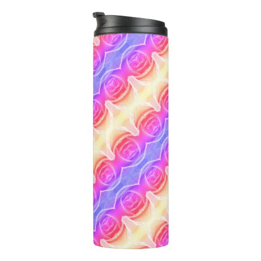 Pinkey Rose Ikat Ipan Thermosbecher (Nach rechts gedreht)