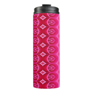 Pinkey Rose Ikat Zen Thermosbecher