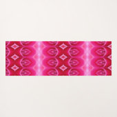 Pinkey Rose Ikat Zen Yogamatte (Rückseite (Horizontal))
