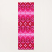 Pinkey Rose Ikat Zen Yogamatte (Rückseite)