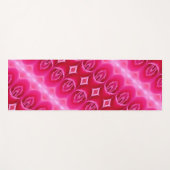Pinkey Rose Ikat Zen Yogamatte (Vorderseite (Horizontal))