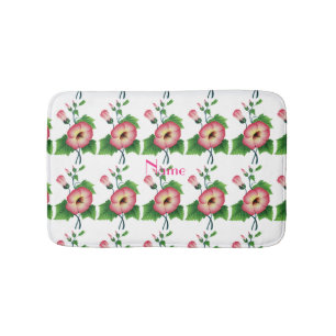 Pinkfarbene Blume Thunder_Cove  Badematte