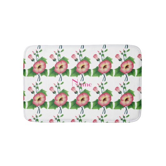 Pinkfarbene Blume Thunder_Cove Badematte (Vorderseite)
