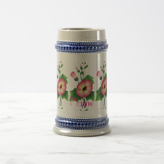 Pinkfarbene Blume Thunder_Cove Bierglas (Mittel)