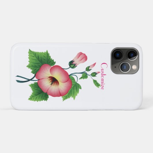 Pinkfarbene Blume Thunder_Cove Case-Mate iPhone Hülle (Rückseite (Horizontal))