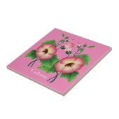 Pinkfarbene Blume Thunder_Cove Fliese (Seite)