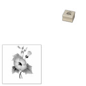 Pinkfarbene Blume Thunder_Cove Gummistempel (Stempel)