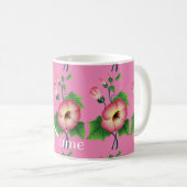 Pinkfarbene Blume Thunder_Cove Kaffeetasse (VorderseiteRechts)