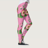 Pinkfarbene Blume Thunder_Cove Leggings (Rechts)