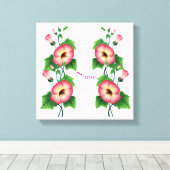 Pinkfarbene Blume Thunder_Cove Leinwanddruck (Insitu (Holzboden))