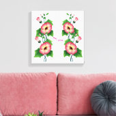 Pinkfarbene Blume Thunder_Cove Leinwanddruck (Insitu (Wohnzimmer))