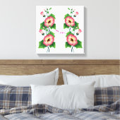 Pinkfarbene Blume Thunder_Cove Leinwanddruck (Insitu (Schlafzimmer))