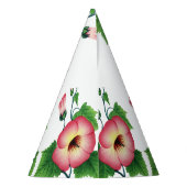 Pinkfarbene Blume Thunder_Cove Partyhütchen (Rückseite)