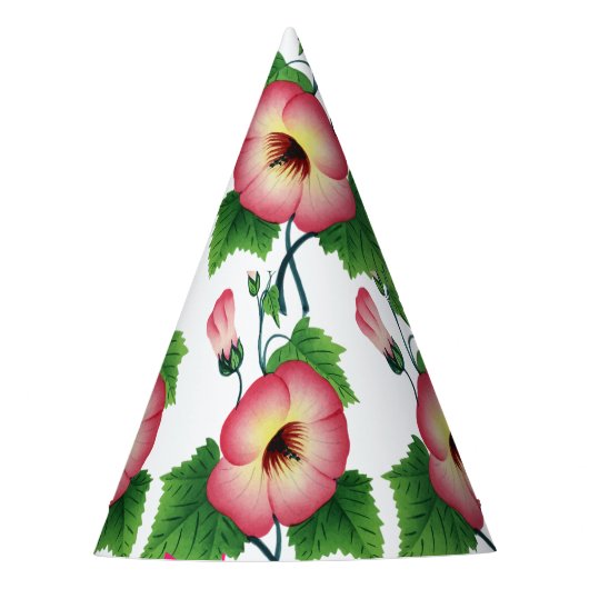 Pinkfarbene Blume Thunder_Cove Partyhütchen (Vorderseite)