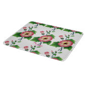Pinkfarbene Blume Thunder_Cove Schneidebrett (Ecke)