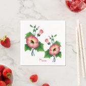 Pinkfarbene Blume Thunder_Cove Serviette (Beispiel)