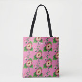Pinkfarbene Blume Thunder_Cove Tasche (Vorderseite)