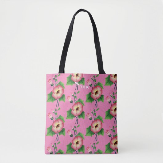 Pinkfarbene Blume Thunder_Cove Tasche (Vorderseite)