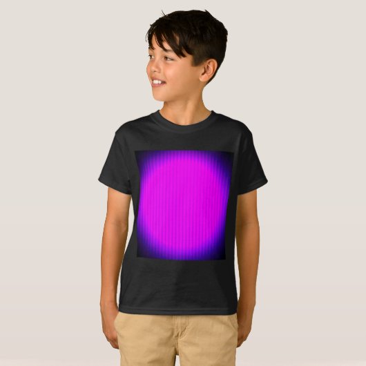 Pinkfarbene LED-Lampe T-Shirt (Vorne ganz)