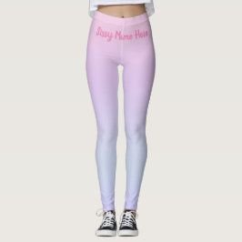 Pinkfarbene Leggings für weiche Fembourensäulen