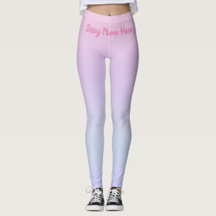Pinkfarbene Leggings für weiche Fembourensäulen