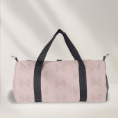 Pinkfarbene Mongrammmuster, Tanzdufftaschen Duffle Bag