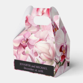 Pinkfarbene Orchideen und Schwarzes Wasser - Vorzu Geschenkschachtel