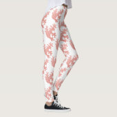 Pinkfarbene, pastellfarbene Glitzern Leggings (Rechts)