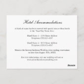 Pinkfarbene Peonies Blumenunterkünfte Postkarte (Rückseite)