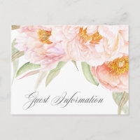 Pinkfarbene Peonies Blumenunterkünfte