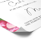 Pinkfarbene Pfennigfuchser - raten Sie mal, wie vi Poster (Ecke)