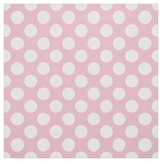 Pinkfarbene Polka-Punkte, Polka-Punktmuster, Punkt Stoff (Muster)