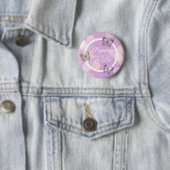 Pinkfarbene Tasten Mommy wird Baby Shower Button (Beispiel)