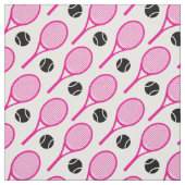 Pinkfarbene Tennisschläger (siehe Beschreibung) Stoff (Muster)