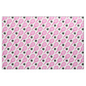 Pinkfarbene Tennisschläger (siehe Beschreibung) Stoff (Fat Quarter (45,7 x 55,9 cm))