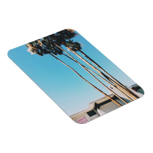 Pinkfarbene Tür der Palmsprings Magnet (Rechte Seite)