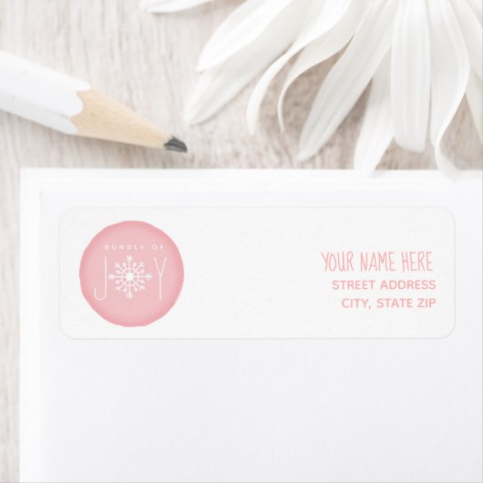 Pinkfarbene Winter-Kinderdusche (Insitu)