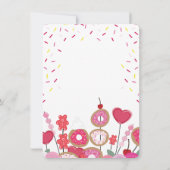 Pinkfarbener Geburtstagskuchen (Rückseite)