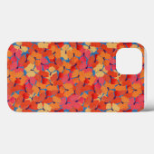 Pinkfarbener Orangengelber Papi-Case-Mate-Fall Case-Mate iPhone Hülle (Rückseite (Horizontal))