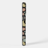 Pinkfarbener Paisley, individuell einstellbar iPhone Hülle (Rechte Seite)