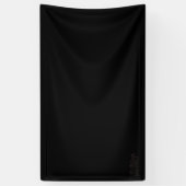 Pinkfarbenes Blumendesign Vinyl Banner (Vertikal)