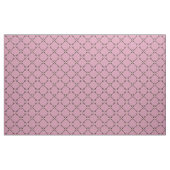 Pinkfarbenes Herzklammer mit Tastenmuster Stoff (Yard (91,4 cm))
