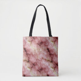 Pinkfarbenes Marmormuster Tasche