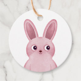 Pinkfarbenes Sonnenlabel zur Geburtstagsfeier für  Geschenkanhänger